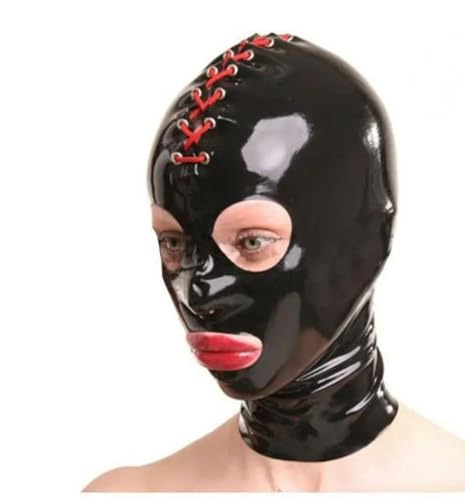 GAYLOP Latexmaske, Gummi-Kapuzenmaske mit Schnürung, XXL, schwarz GAYLOP Latexmaske, Gummi-Kapuzenmaske mit Schnürung, XXL, schwarz von GAYLOP