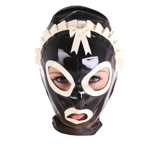GAYLOP Latexmaske Gummikappe Dienstmädchen-Stil, XS, Schwarz und Weiß GAYLOP Latexmaske Gummikappe Dienstmädchen-Stil, XS, Schwarz und Weiß von GAYLOP