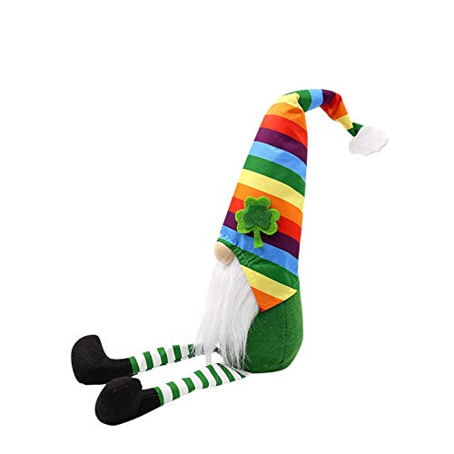 GBEN St. Patrick's Day Gesichtslose Plüsch Puppe Saint Paddy's Day Ostergeschenk Figuren Puppe mit Kleeblatt Deko Irisch Festival Glücksbringer Dekor St Patricks Day Deko GBEN St. Patrick's Day Gesichtslose Plüsch Puppe Saint Paddy's Day Ostergeschenk Figuren Puppe mit Kleeblatt Deko Irisch Festival Glücksbringer Dekor St Patricks Day Deko von GBEN