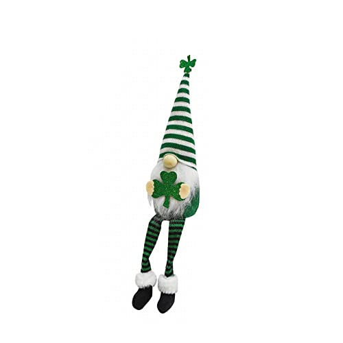 St. Patrick's Day Plüschtier Dekorative St. Patrick's Day Deko Grün Koboldwichtel Plüsch Puppe Dekor Grün Figuren Wichtelpuppe St. Patrick's Day Deko Accessories von GBEN