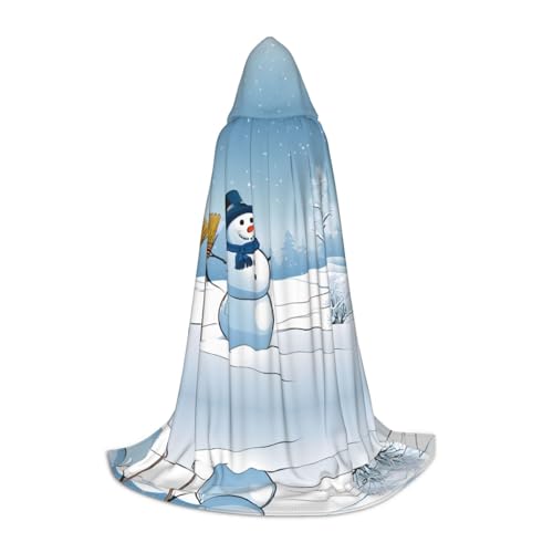 GBMBZSKP (Weihnachten) Halloween-Kapuzenumhang, Hexenhut für Jungen und Mädchen, Kinder, 85–134 cm, Kapuzenumhang, Halloween-Vampir-Kostüm, Cosplay, Ostern, Maskerade, Party von GBMBZSKP