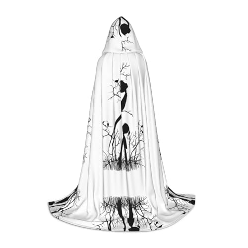 GBMBZSKP Halloween-Kapuzenumhang, Hexenhut für Jungen, Mädchen, Kinder, 85–134 cm, Kapuzenumhang, Halloween, Vampir-Kostüm, Cosplay, Ostern, Maskerade, Party, Schwarz GBMBZSKP Halloween-Kapuzenumhang, Hexenhut für Jungen, Mädchen, Kinder, 85–134 cm, Kapuzenumhang, Halloween, Vampir-Kostüm, Cosplay, Ostern, Maskerade, Party, Schwarz von GBMBZSKP