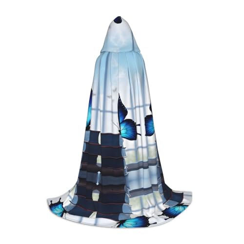 GBMBZSKP Halloween-Kapuzenumhang, Hexenhut für Jungen, Mädchen, Kinder, 85–134 cm, Kapuzenumhang, Halloween, Vampir-Kostüm, Cosplay, Ostern, Maskerade, Party GBMBZSKP Halloween-Kapuzenumhang, Hexenhut für Jungen, Mädchen, Kinder, 85–134 cm, Kapuzenumhang, Halloween, Vampir-Kostüm, Cosplay, Ostern, Maskerade, Party von GBMBZSKP