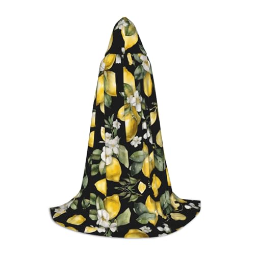 GBMBZSKP Halloween-Kapuzenumhang, Hexenhut für Jungen, Mädchen, Kinder, 85–134 cm, Kapuzenumhang, Halloween-Vampir-Kostüm, Cosplay, Ostern, Maskerade, Party von GBMBZSKP