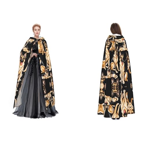 GBMBZSKP Halloween-Kapuzenumhang, Maskerade, Party, Cosplay, Ostern, Unisex, Vampir-Hexen-Umhang für Erwachsene GBMBZSKP Halloween-Kapuzenumhang, Maskerade, Party, Cosplay, Ostern, Unisex, Vampir-Hexen-Umhang für Erwachsene von GBMBZSKP