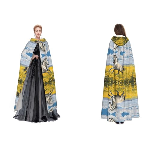 GBMBZSKP Halloween-Kapuzenumhang, Maskerade, Party, Cosplay, Ostern, Unisex, Vampir-Hexen-Umhang für Erwachsene GBMBZSKP Halloween-Kapuzenumhang, Maskerade, Party, Cosplay, Ostern, Unisex, Vampir-Hexen-Umhang für Erwachsene von GBMBZSKP