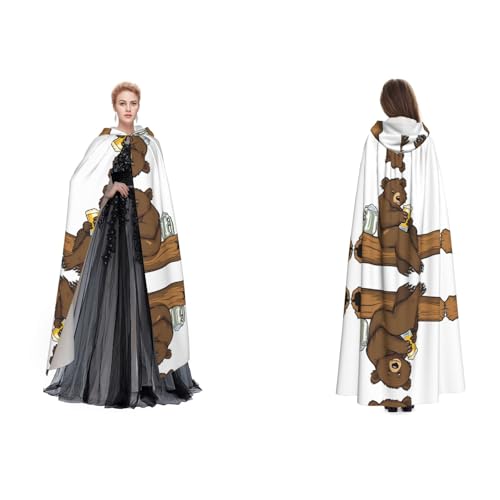 GBMBZSKP Halloween-Kapuzenumhang, Maskerade, Party, Cosplay, Ostern, Unisex, Vampir-Hexen-Umhang für Erwachsene GBMBZSKP Halloween-Kapuzenumhang, Maskerade, Party, Cosplay, Ostern, Unisex, Vampir-Hexen-Umhang für Erwachsene von GBMBZSKP