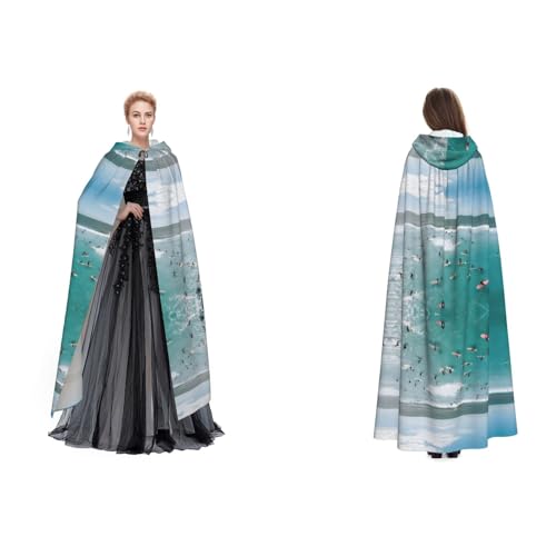 GBMBZSKP Halloween-Kapuzenumhang, Maskerade, Party, Cosplay, Ostern, Unisex, Vampir-Hexen-Umhang für Erwachsene GBMBZSKP Halloween-Kapuzenumhang, Maskerade, Party, Cosplay, Ostern, Unisex, Vampir-Hexen-Umhang für Erwachsene von GBMBZSKP