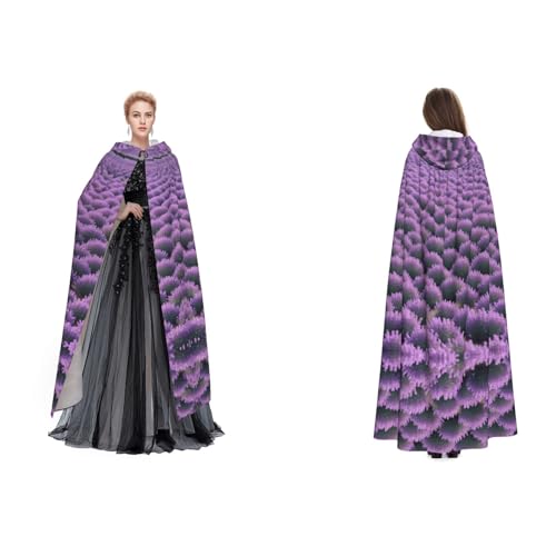 GBMBZSKP Halloween-Kapuzenumhang, Maskerade, Party, Cosplay, Ostern, Unisex, mit Kapuze, Vampir-Hexen-Umhang für Erwachsene, Violett GBMBZSKP Halloween-Kapuzenumhang, Maskerade, Party, Cosplay, Ostern, Unisex, mit Kapuze, Vampir-Hexen-Umhang für Erwachsene, Violett von GBMBZSKP