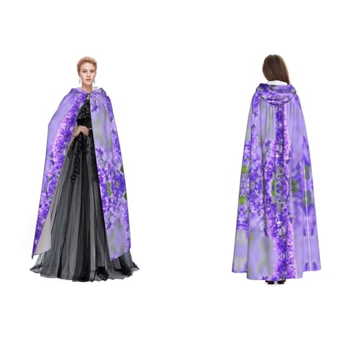 GBMBZSKP Halloween-Kapuzenumhang für Maskerade, Party, Cosplay, Ostern, Unisex, mit Kapuze, Vampir-Hexenumhang für Erwachsene, Violett GBMBZSKP Halloween-Kapuzenumhang für Maskerade, Party, Cosplay, Ostern, Unisex, mit Kapuze, Vampir-Hexenumhang für Erwachsene, Violett von GBMBZSKP