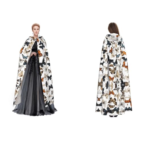 GBMBZSKP Halloween-Kapuzenumhang mit Frühlingsblumen-Motiv, Maskerade, Party, Cosplay, Ostern, Unisex, Vampir-Hexen-Umhang für Erwachsene GBMBZSKP Halloween-Kapuzenumhang mit Frühlingsblumen-Motiv, Maskerade, Party, Cosplay, Ostern, Unisex, Vampir-Hexen-Umhang für Erwachsene von GBMBZSKP