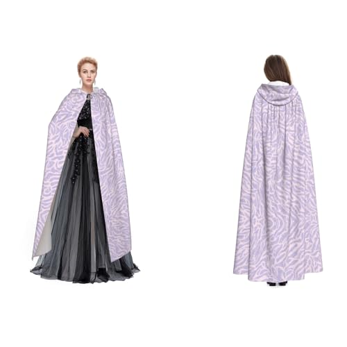 GBMBZSKP Halloween-Kapuzenumhang mit violettem Blattmuster, Maskerade, Party, Cosplay, Ostern, Unisex, Vampir-Hexen-Umhang für Erwachsene GBMBZSKP Halloween-Kapuzenumhang mit violettem Blattmuster, Maskerade, Party, Cosplay, Ostern, Unisex, Vampir-Hexen-Umhang für Erwachsene von GBMBZSKP