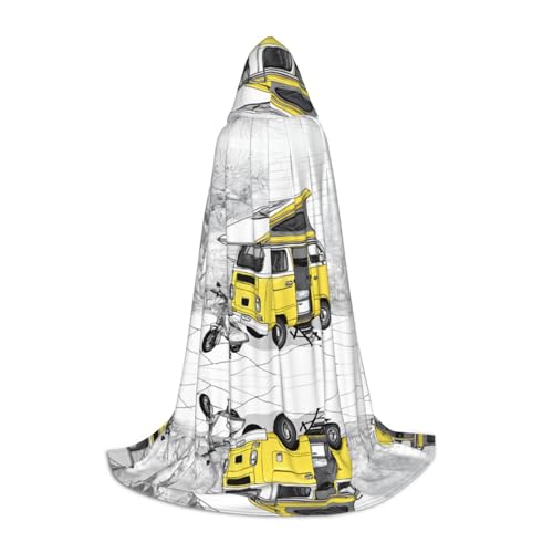 GBMBZSKP Happy Campers Halloween-Kapuzenumhang, Hexenhut für Jungen und Mädchen, 85–134 cm, Kapuzenumhang, Halloween-Vampir-Kostüm, Cosplay, Ostern, Maskerade, Party GBMBZSKP Happy Campers Halloween-Kapuzenumhang, Hexenhut für Jungen und Mädchen, 85–134 cm, Kapuzenumhang, Halloween-Vampir-Kostüm, Cosplay, Ostern, Maskerade, Party von GBMBZSKP