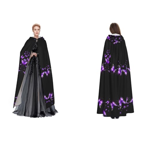 GBMBZSKP Schmetterlings-Umhang, Halloween-Kapuzenumhang, Maskerade, Party, Cosplay, Kostüme, Ostern, Unisex, Vampir-Hexen-Umhang für Erwachsene GBMBZSKP Schmetterlings-Umhang, Halloween-Kapuzenumhang, Maskerade, Party, Cosplay, Kostüme, Ostern, Unisex, Vampir-Hexen-Umhang für Erwachsene von GBMBZSKP