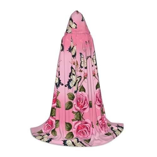 GBMBZSKP Wunderschöner Schmetterling-Umhang, Hexenhut für Jungen und Mädchen, 85–134 cm, Kapuzenumhang, Halloween, Vampir-Kostüm, Cosplay, Ostern, Maskerade, Party GBMBZSKP Wunderschöner Schmetterling-Umhang, Hexenhut für Jungen und Mädchen, 85–134 cm, Kapuzenumhang, Halloween, Vampir-Kostüm, Cosplay, Ostern, Maskerade, Party von GBMBZSKP
