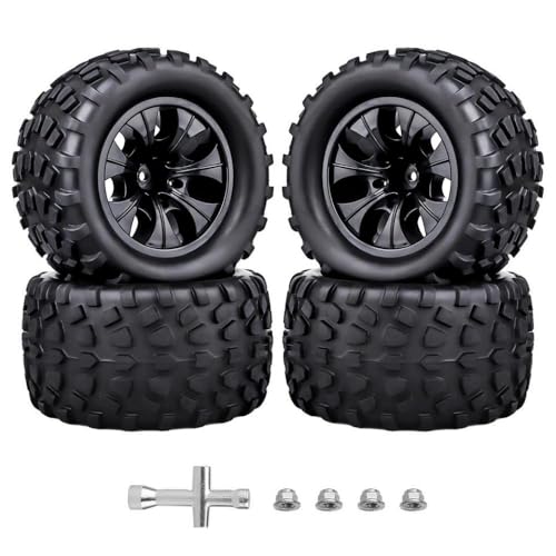 GCDZKJIJ 12 mm Sechskant vorgeklebt 1/10 Skala RC-Räder Reifen kompatibel mit Stampede 4x4 & amp; 2WD GCDZKJIJ 12 mm Sechskant vorgeklebt 1/10 Skala RC-Räder Reifen kompatibel mit Stampede 4x4 & amp; 2WD von GCDZKJIJ