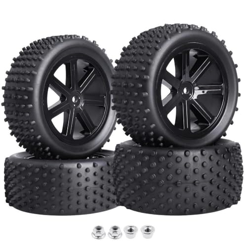 GCDZKJIJ 12mm -Hex -Räder Felgen mit vorgeklebten Reifen von Gummi Kompatibel mit 1 10 Scale Off Road Buggy kompatibel mit verschiedenen VXL -Stil -RC -Autos wie GCDZKJIJ 12mm -Hex -Räder Felgen mit vorgeklebten Reifen von Gummi Kompatibel mit 1 10 Scale Off Road Buggy kompatibel mit verschiedenen VXL -Stil -RC -Autos wie von GCDZKJIJ