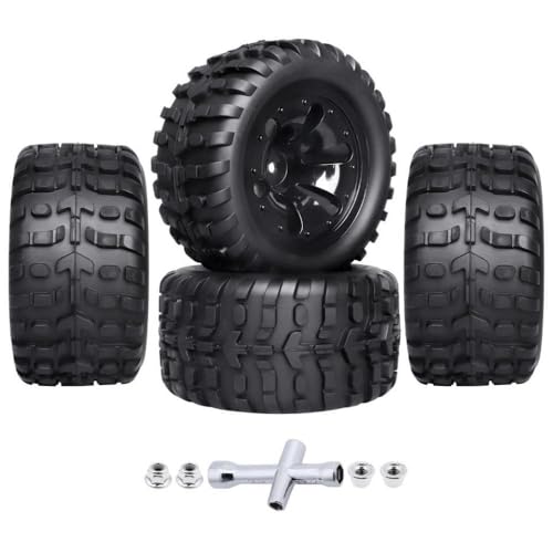 GCDZKJIJ 12mm Sechskanträder Reifen Kompatibel mit 1/10 RC Stampede 4x4 VXL 2WD EPX S30 Blackout xte GCDZKJIJ 12mm Sechskanträder Reifen Kompatibel mit 1/10 RC Stampede 4x4 VXL 2WD EPX S30 Blackout xte von GCDZKJIJ