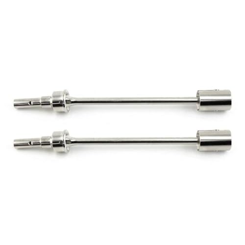 GCDZKJIJ 2 oder 4 Stück Stahlantriebswelle und Antrieb Tasse kompatibel mit 2,0 VXL 86086-4 1/10 RC-Auto-Upgrade-Teilezubehör(2pcs Silver) von GCDZKJIJ