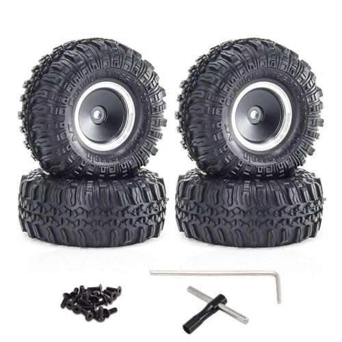 GCDZKJIJ 4pcs 55 mm 1,0 Zoll Metall Beadlock -Rad -Reifen -Set kompatibel mit 1/18 1/24 RC Crawler Cars SCX24 AX24 Upgrade -Teilezubehör GCDZKJIJ 4pcs 55 mm 1,0 Zoll Metall Beadlock -Rad -Reifen -Set kompatibel mit 1/18 1/24 RC Crawler Cars SCX24 AX24 Upgrade -Teilezubehör von GCDZKJIJ