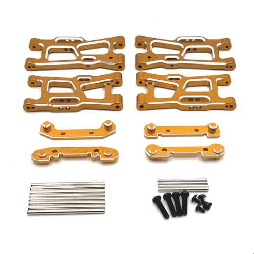 GCDZKJIJ Metallaufhängelarm -Upgrade -Teile kompatibel mit 144001 144010 144016 124007 124008 124016 124017 124018 124019 RC -Autos(Yellow) von GCDZKJIJ
