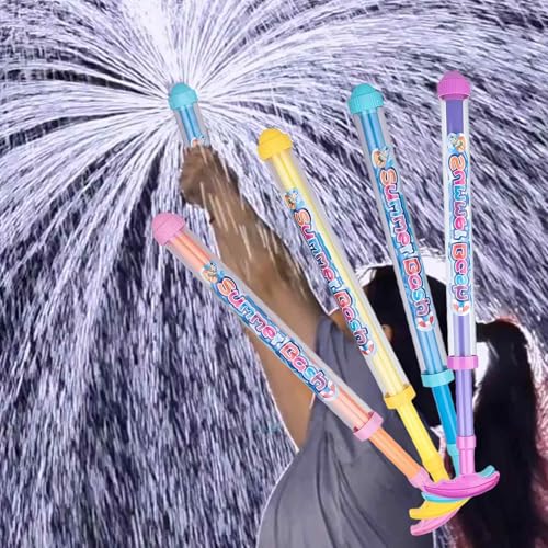 4 Stück Feuerwerk Wasserpistole Spielzeug, Romantische Feuerwerk Water Squirter,Feuerwerks Wasserpistole für Kinder,Baden,Pool, Party, Strand und Spielplatz von GD HUA
