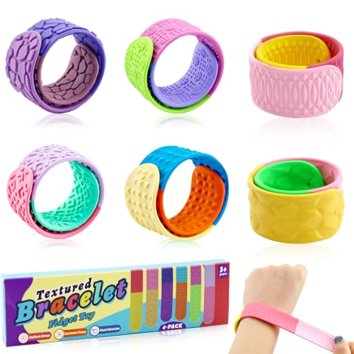 6 Stück Bunte Slap Armbänder, Schnapparmbänder für Kinder, Macaron Farben Snap Bracelets, Zappel Armbänder aus Strukturiertem Silikon, für Mitgebsel, Kinder Geburtstagsgeschenke, Spielpreise 6 Stück Bunte Slap Armbänder, Schnapparmbänder für Kinder, Macaron Farben Snap Bracelets, Zappel Armbänder aus Strukturiertem Silikon, für Mitgebsel, Kinder Geburtstagsgeschenke, Spielpreise von GD HUA