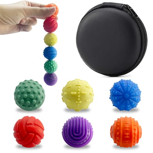 6 Stück Magnetische Fidget Toys, mit Aufbewahrungsbox, Magnetische Kugeln Silikon, Anti Stress Ball, Stress Abbauen, Stressabbau Magnetkugeln,Tragbares Motorikspielzeug Magnet Kugeln,Sensorik Bälle 6 Stück Magnetische Fidget Toys, mit Aufbewahrungsbox, Magnetische Kugeln Silikon, Anti Stress Ball, Stress Abbauen, Stressabbau Magnetkugeln,Tragbares Motorikspielzeug Magnet Kugeln,Sensorik Bälle von GD HUA
