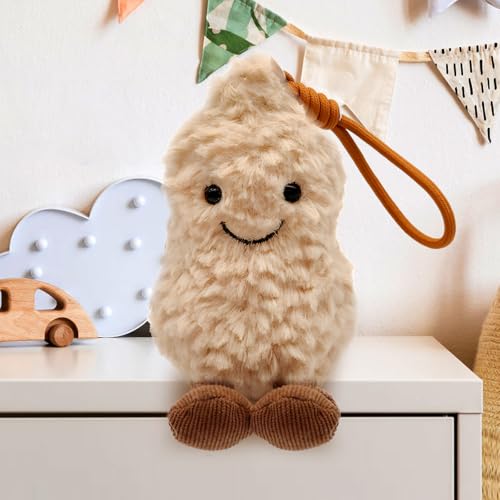 GD HUA Erdnuss Plüschpuppe, Süßes Spielzeug, 15cm Kuscheltier Klein, Lächelnde Erdnuss Plüsch Puppe, Weiches Erdnuss Plüschspielzeug, Erdnüsse mit Schale Plüschtier GD HUA Erdnuss Plüschpuppe, Süßes Spielzeug, 15cm Kuscheltier Klein, Lächelnde Erdnuss Plüsch Puppe, Weiches Erdnuss Plüschspielzeug, Erdnüsse mit Schale Plüschtier von GD HUA