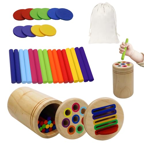 GD HUA Montessori Spielzeug ab 1 2 3 Jahr, Holz Sensorik Spielzeug, Sortierspielzeug Baby, Montessori Holzspielzeug Farben, Lernspielzeug ab 1 Jahr, Kleinkind Spielzeug Sortierspiel GD HUA Montessori Spielzeug ab 1 2 3 Jahr, Holz Sensorik Spielzeug, Sortierspielzeug Baby, Montessori Holzspielzeug Farben, Lernspielzeug ab 1 Jahr, Kleinkind Spielzeug Sortierspiel von GD HUA