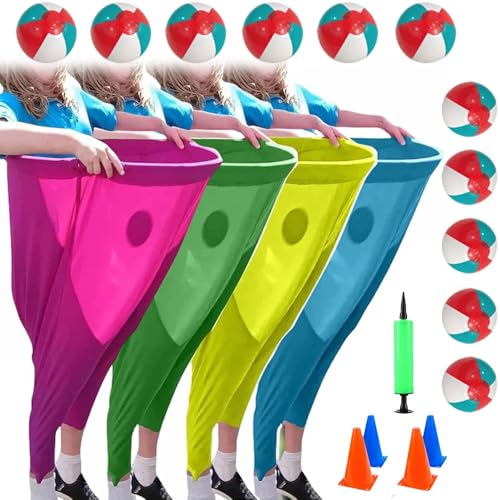 4-Teiliges Set Granny Pants Hof-Spielsets, Lustige Riesige Dehnbare Oma-Hose, Freaky Party-Spielhose Mit 11 HüPfbäLlen Und Inflator, Hofspiele, Feld-Familientreffen, Riesige Outdoor-Spiel-Sets 4-Teiliges Set Granny Pants Hof-Spielsets, Lustige Riesige Dehnbare Oma-Hose, Freaky Party-Spielhose Mit 11 HüPfbäLlen Und Inflator, Hofspiele, Feld-Familientreffen, Riesige Outdoor-Spiel-Sets von GDAONUDK