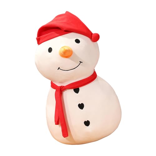 Eleganter, schöner Schneemann-Plüsch-Sitzsack, Stofftier, Heimdekoration, Zubehör, tragbar, für den täglichen Gebrauch für alle Altersgruppen von GDFHYJN(グフン)