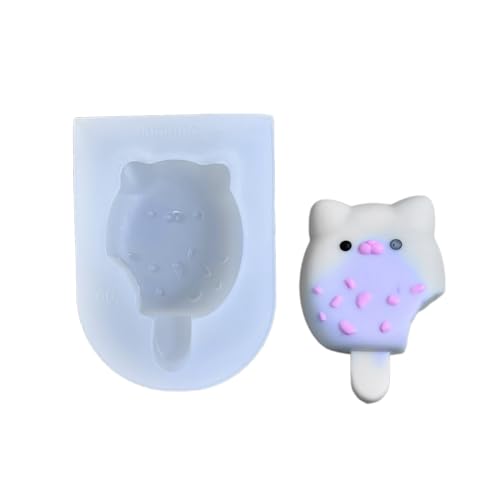 Silikonform, Dessertform, Cartoon-Eiscreme-Form, Dekoration, Silikon von GDFHYJN(グフン)