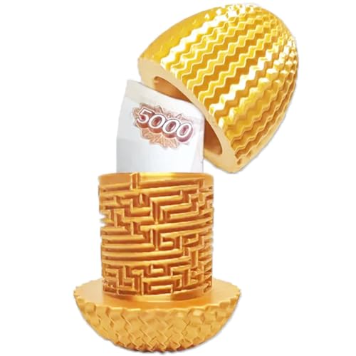 GDFJBG 3D Gedruckte Labyrinthdracheneier, Puzzle Entsperren Speicherboxen, Puzzle-Enthusiasten Puzzle-Spiele-Lösung Labyrinth Herausforderungen und Spaß von GDFJBG