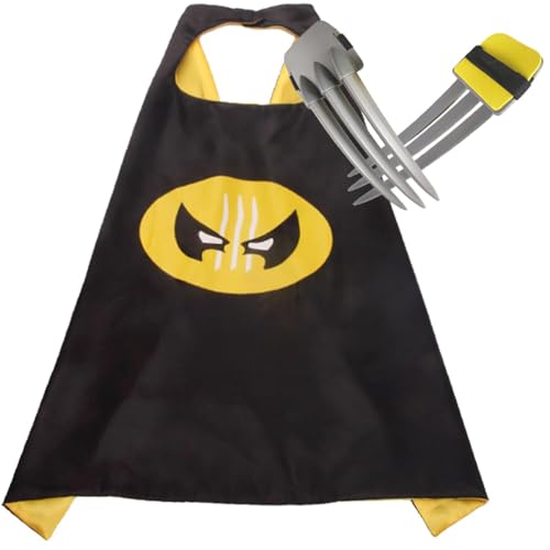GDFJBG Heldenumhänge und Masken, 2 Stück, Satinumhänge, 2 Stück, Filzmaske für Kinder, Cosplay, Verkleidung, Geburtstag, Party, Halloween, Weihnachten (RED) GDFJBG Heldenumhänge und Masken, 2 Stück, Satinumhänge, 2 Stück, Filzmaske für Kinder, Cosplay, Verkleidung, Geburtstag, Party, Halloween, Weihnachten (RED) von GDFJBG
