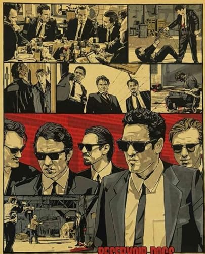 1000 Piece Puzzle Retro Film Reservoirs Dogs Wall Art Posters for Adult Toys Decompression Game Kn368 38x52cm 1000 Piece Puzzle Retro Film Reservoirs Dogs Wall Art Posters for Adult Toys Decompression Game Kn368 38x52cm von GDFWB