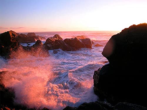 1000 Pieces Jigsaw Puzzles,Coast Waves DIY Picture Paper,Decoration for The Home38x52cm Gi442 1000 Pieces Jigsaw Puzzles,Coast Waves DIY Picture Paper,Decoration for The Home38x52cm Gi442 von GDFWB