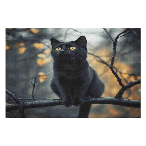1000 Puzzles Für Erwachsene, Herausfordernde Puzzles, Komplettes Puzzlespiel Für Mädchen, Geschenke Für Männer Black Cat 1000 PCS 1000 Puzzles Für Erwachsene, Herausfordernde Puzzles, Komplettes Puzzlespiel Für Mädchen, Geschenke Für Männer Black Cat 1000 PCS von GDFWB