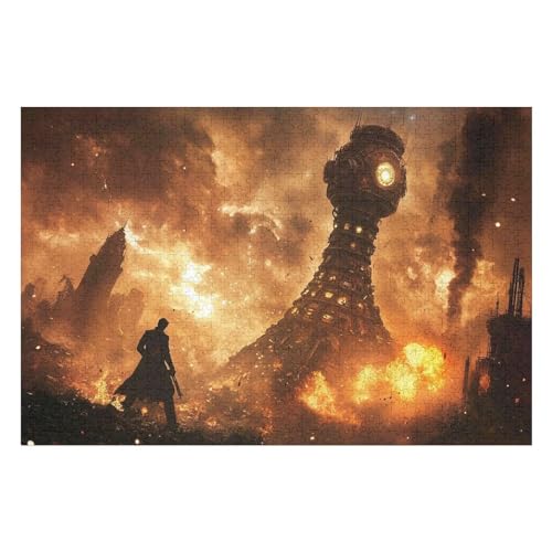 1000 Teile Puzzle - Movie Poster Puzzles Für Erwachsene Und Kinder, Einzigartige Formen, Erwachsene Und Kinder 1000 PCS 50 * 70cm von GDFWB