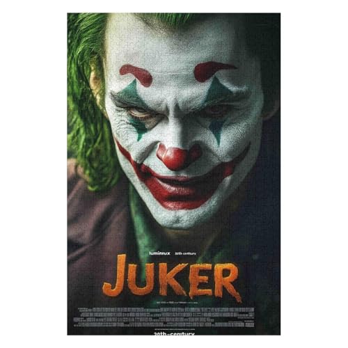 1000 Teile Puzzle - Pieces Villain Smoking Joker Puzzles Für Einzigartige Formen Erwachsene Und Kinder21Z182c26x38cm von GDFWB