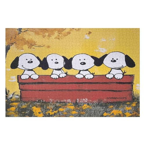 1000-teiliges Kunstpuzzle Für Erwachsene Mit Schwieriger Herausforderung Dalmatian Puzzle 1000 PCS 50 * 70cm von GDFWB