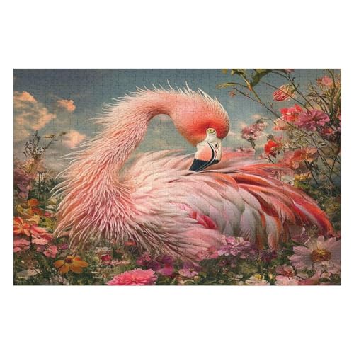 1000-teiliges Kunstpuzzle Für Erwachsene Mit Schwieriger Herausforderung Flamingo Puzzle 1000 PCS 50 * 70cm 1000-teiliges Kunstpuzzle Für Erwachsene Mit Schwieriger Herausforderung Flamingo Puzzle 1000 PCS 50 * 70cm von GDFWB