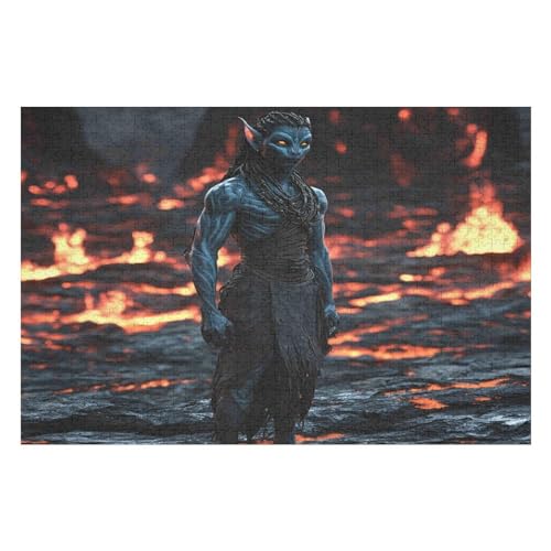 1000-teiliges Kunstpuzzle Für Erwachsene Mit Schwieriger Herausforderung Movie Characters11 26x38cmMbT019 von GDFWB
