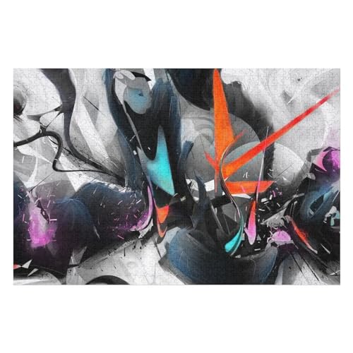 1000-teiliges Puzzle Für Erwachsene, 3D Space Painting Puzzles, Herausfordernde Puzzles Für Heimdekoration Und Geschenke 1000 PCS 50 * 70cm von GDFWB