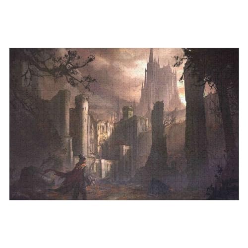 1000-teiliges Puzzle Für Erwachsene, Castle Scenery Anspruchsvolle Rätsel, Kombinierbar, Perfektes Spielzeug, Geschenke10 38x52cm Vhj103 von GDFWB