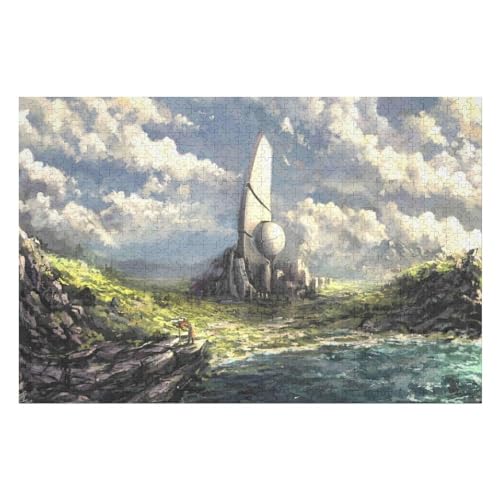 1000-teiliges Puzzle Für Erwachsene, Castle Scenery Anspruchsvolle Rätsel, Kombinierbar, Perfektes Spielzeug, Geschenke10 38x52cm Vhj174 von GDFWB