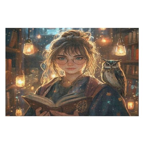 1000-teiliges Puzzle Für Erwachsene, Luna Lovegood Anspruchsvolle Rätsel, Kombinierbar, Perfektes Spielzeug, Geschenke10 26x38cmMbT402 von GDFWB
