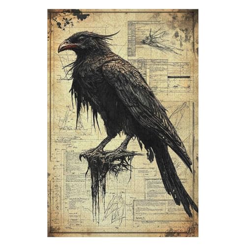 1000-teiliges Puzzle Für Erwachsene Und Jugendliche Devil Bird Poster WeihnachtsCountdownGeschenk Für Puzzle-Liebhaber24Z433c50x70cm 1000-teiliges Puzzle Für Erwachsene Und Jugendliche Devil Bird Poster WeihnachtsCountdownGeschenk Für Puzzle-Liebhaber24Z433c50x70cm von GDFWB