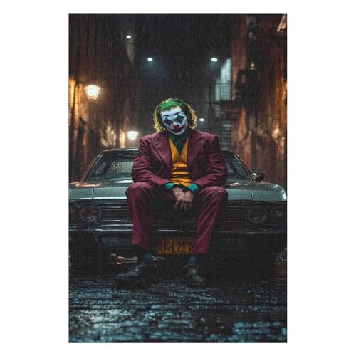 1000-teiliges Puzzle Pieces Villain Smoking Joker Muster Kunstdrucke Lustige Familienaktivitäten Langlebiger Karton12Z216c38x52cm 1000-teiliges Puzzle Pieces Villain Smoking Joker Muster Kunstdrucke Lustige Familienaktivitäten Langlebiger Karton12Z216c38x52cm von GDFWB