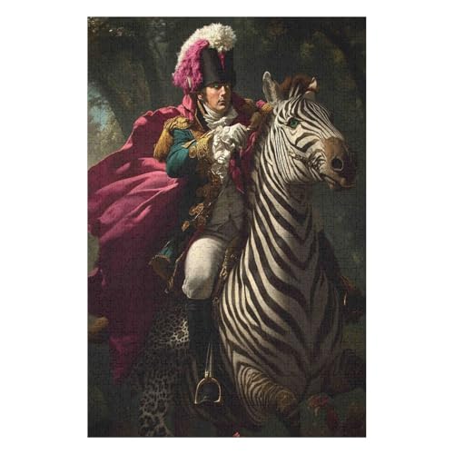 1000-teiliges Puzzle für Erwachsene, Zebra-REIT-Papierpuzzle, geeignet für Erwachsene und Kinder ab Jahren, zum Stressabbau-26x38cm 1000-teiliges Puzzle für Erwachsene, Zebra-REIT-Papierpuzzle, geeignet für Erwachsene und Kinder ab Jahren, zum Stressabbau-26x38cm von GDFWB